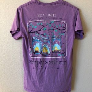 SIMPLY SOUTHERN BE A LIGHT PURPLE TEE